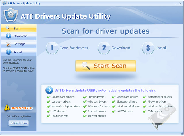 ATI Drivers Update Utility For Windows 7 - DGTSoft.